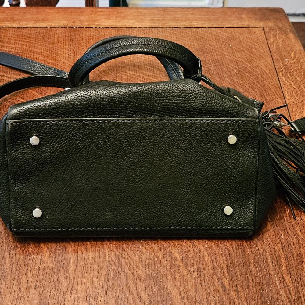 Kate Spade Black Pebbled Leather Tote/Crossbody Bag - Picture 5 of 7